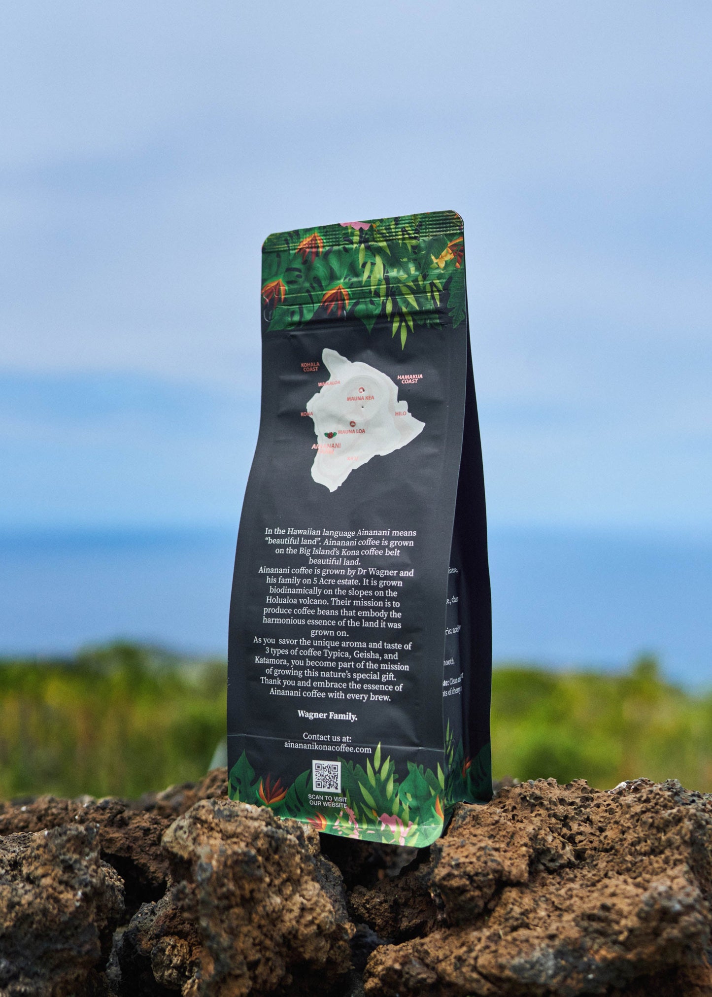 AINANANI Kona Geisha - Arabica Whole Bean Coffee