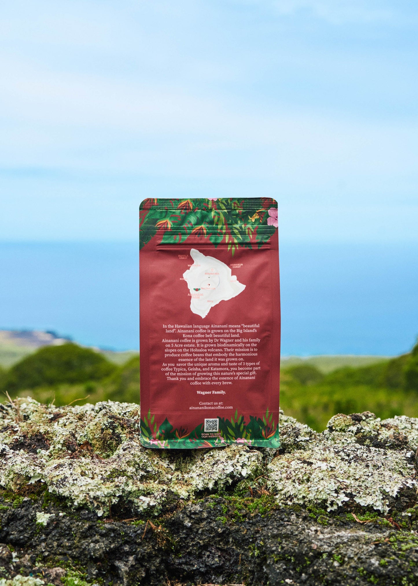AINANANI Kona Catimor - Arabica Whole Bean Coffee