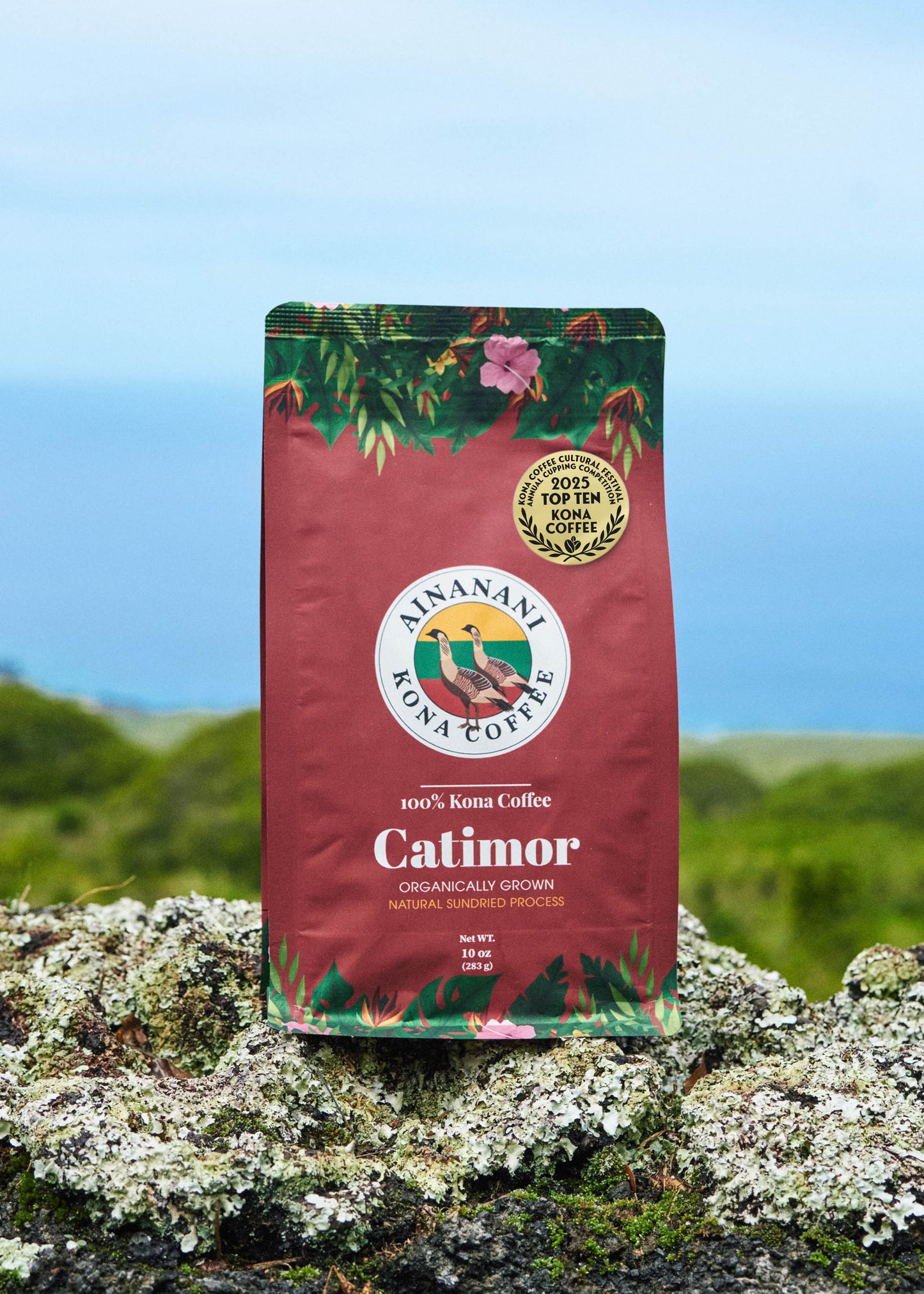 AINANANI Kona Catimor - Arabica-Robusta Whole Bean Coffee