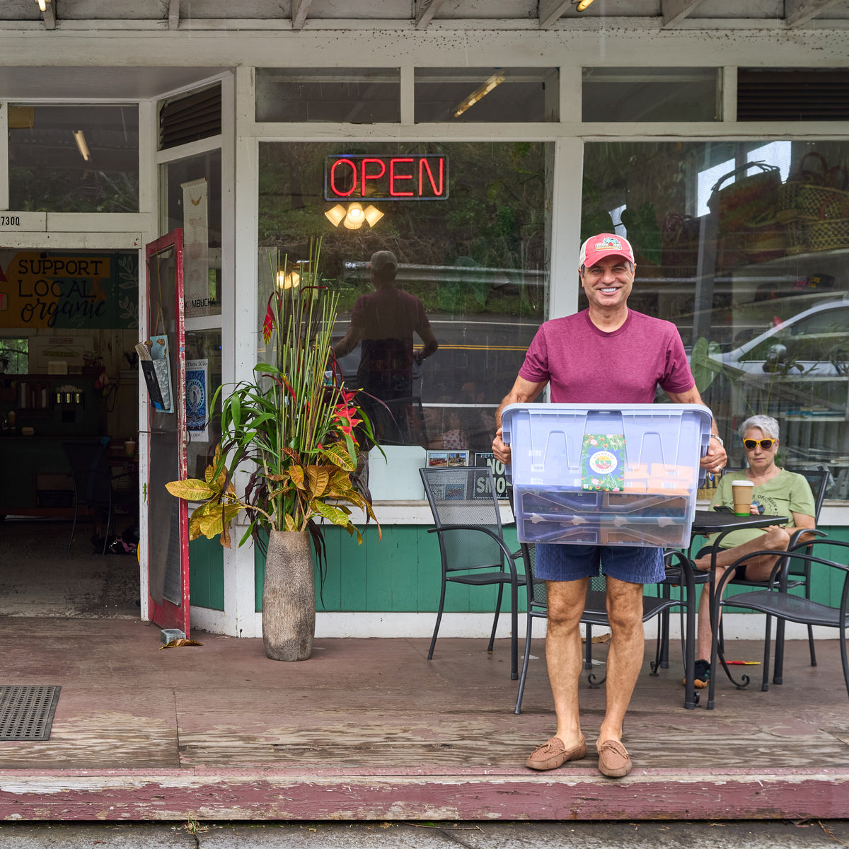 Delivering Ainanani Kona Coffee to Kaya’s Kawanui